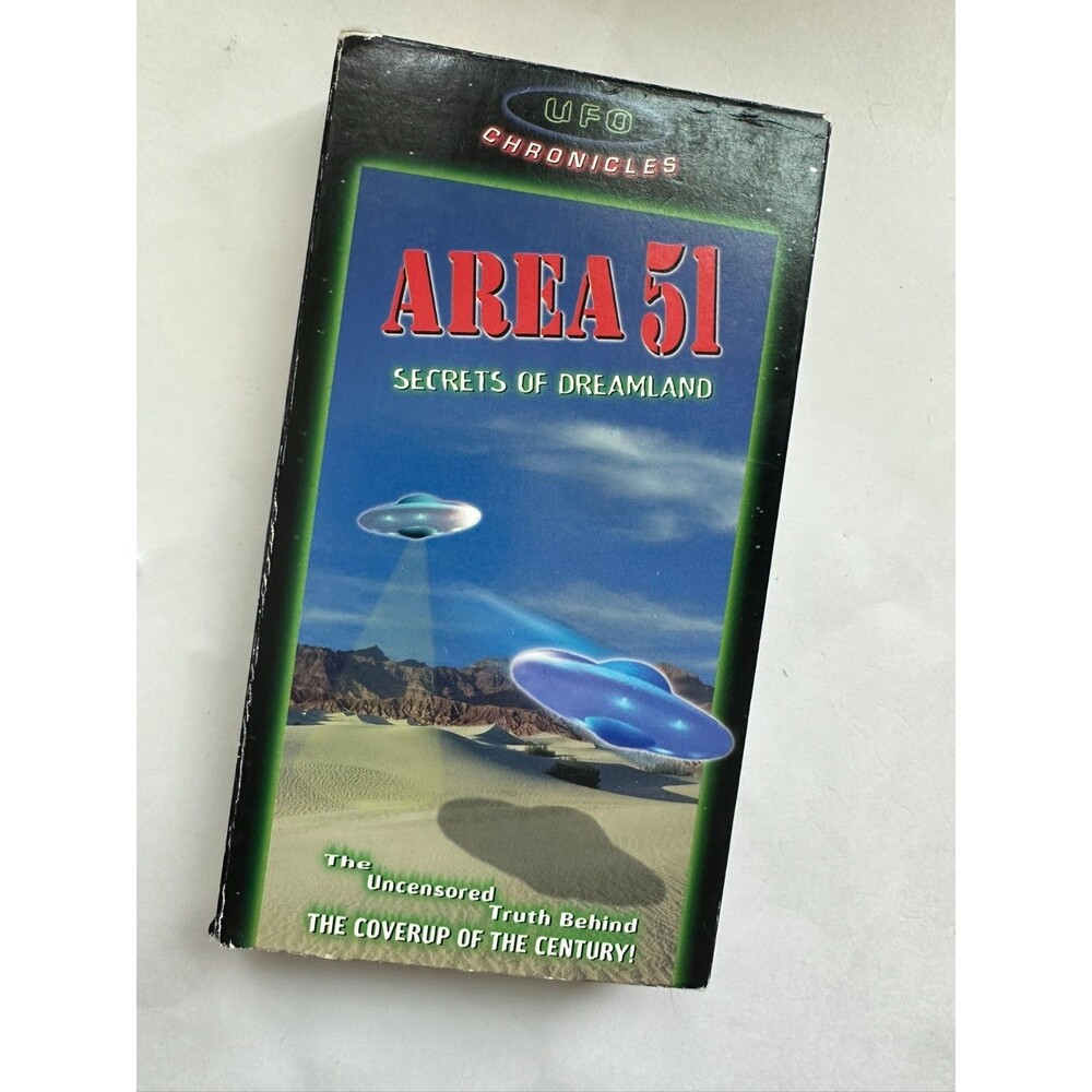 Area 51 'Secrets of Dreamland' VHS Tape UFO Chronicles 1996